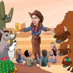 Interactive Storytelling Shows for Grades K-5 & Families | Once Upon a Time in the Wild West with Ramblin' Rita